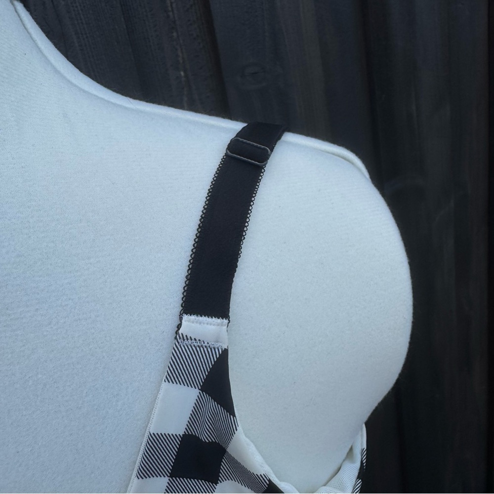 Torrid Curve Black and White Push-Up Bra with Underwire Support - Picture 9 of 12